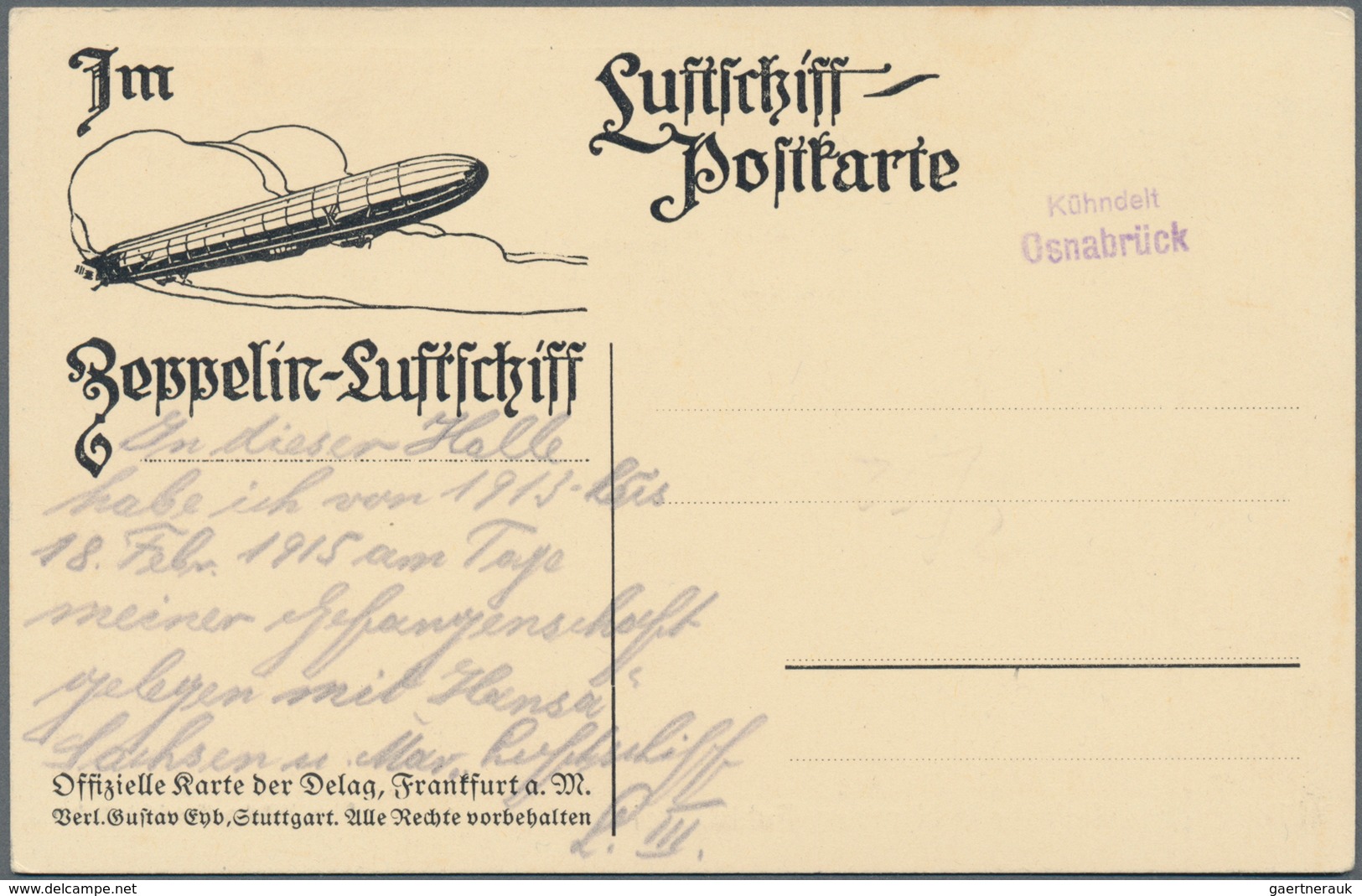 Ansichtskarten: Deutschland: 1912, FUHLSBÜTTEL FLUGPLATZ, der seltene Stempel auf Feldpostkarte VIKT