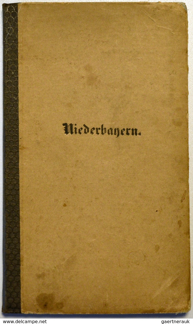 Ansichtskarten: Bayern: LANDKARTE, Geographische Karte Von NIEDERBAYERN Aus Dem Jahre 1843 Mit Zahlr - Andere & Zonder Classificatie