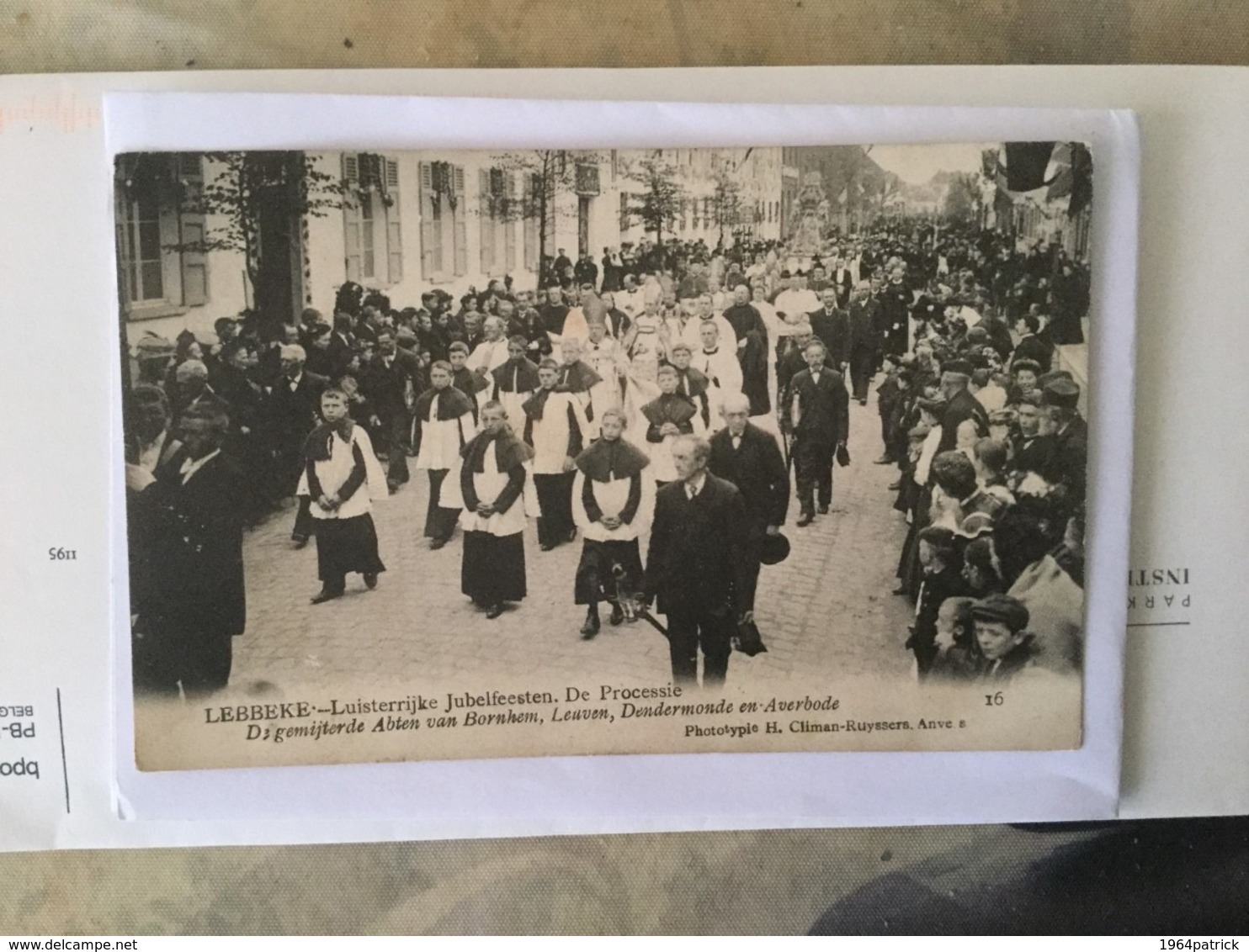 LEBBEKE LUISTERRIJKE JUBELFEESTEN  DE PROCESSIE - Lebbeke