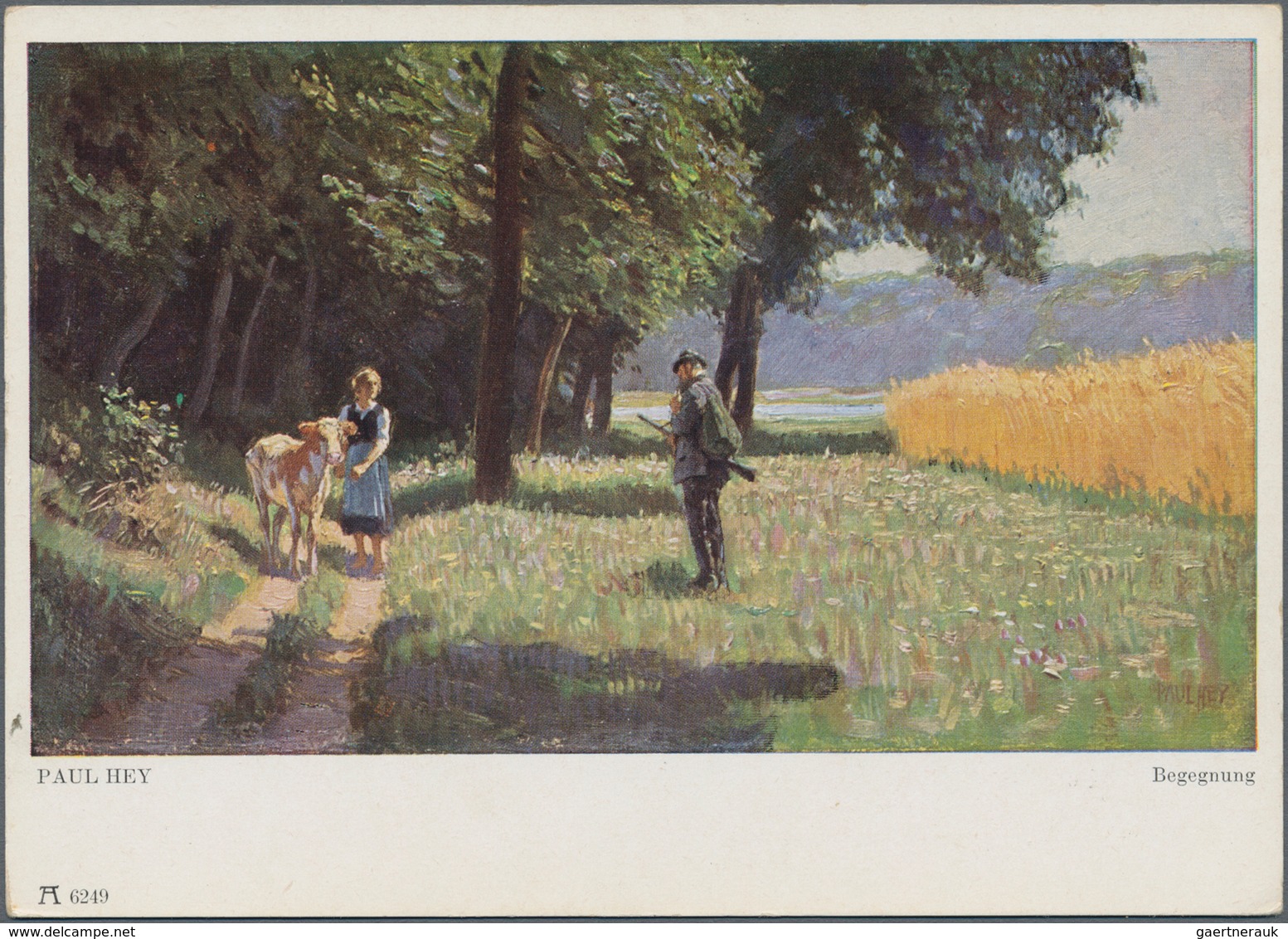 Ansichtskarten: Künstler / Artists: HEY, Paul (1867-1952), Münchner Maler Und Illustrator. 47 Großfo - Zonder Classificatie
