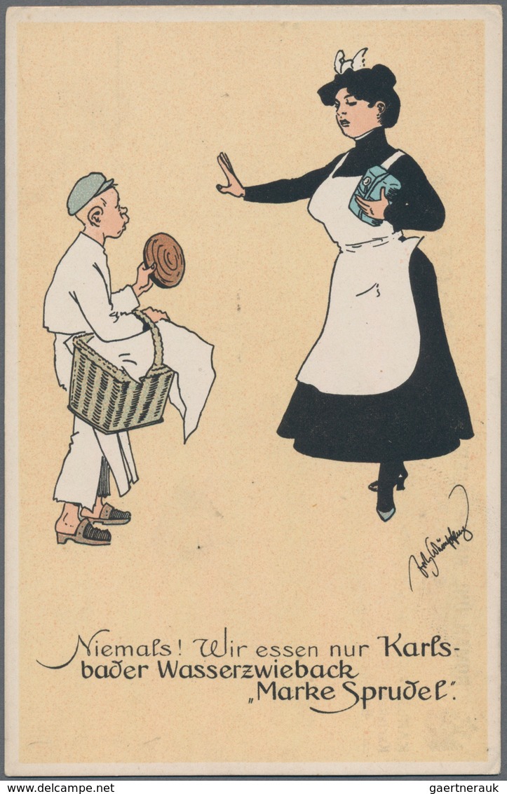 Ansichtskarten: Künstler / Artists: SCHÖNPFLUG, Fritz (1873-1951), österreichischer Karikaturist, Ma - Zonder Classificatie