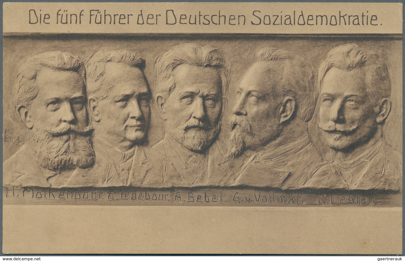 Ansichtskarten: Politik / Politics: ARBEITERBEWEGUNG Mit Sozialismus Und Kommunismus, 49 Historische - Figuren