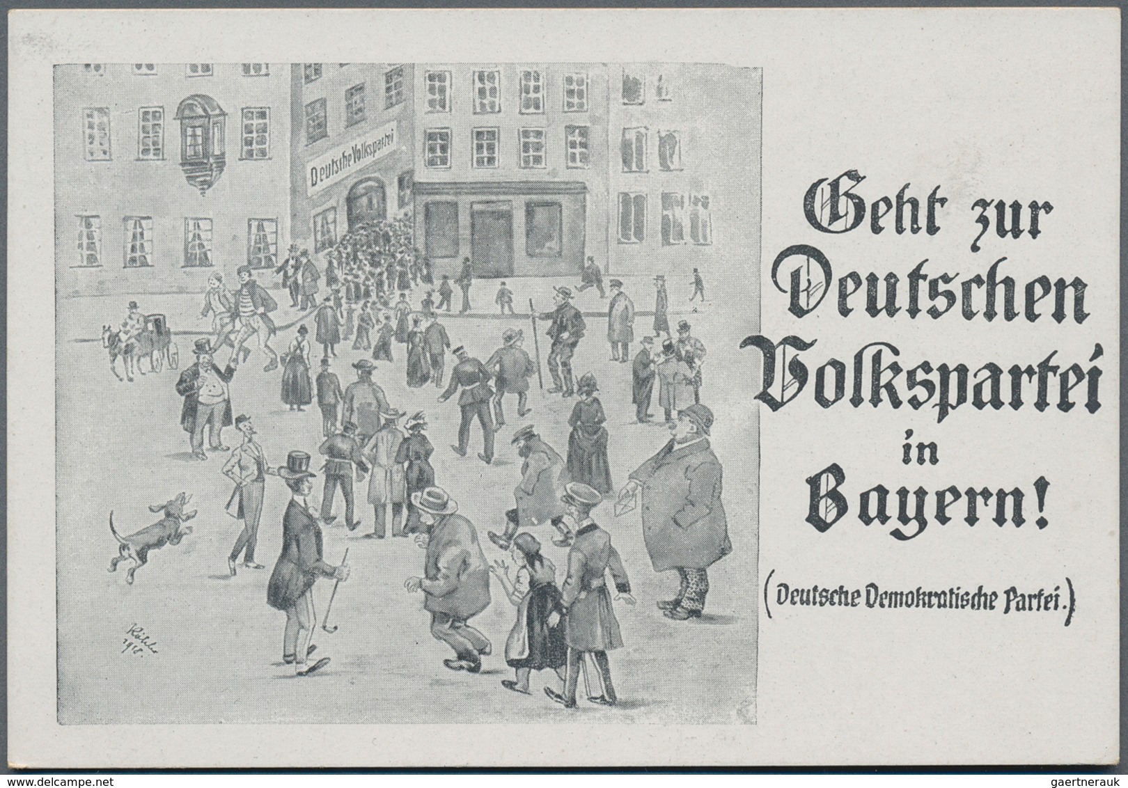 Ansichtskarten: Politik / Politics: WEIMARER REPUBLIK, 75 Historische Ansichtskarten Aus Der Zeit Na - Personaggi