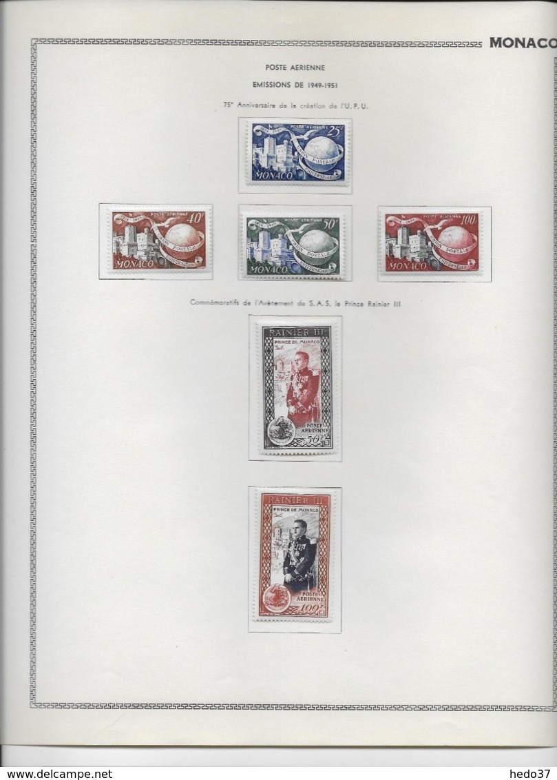 Monaco - Collection Vendue Page Par Page - Timbres Neufs * Avec Charnière - TB - Collections, Lots & Séries