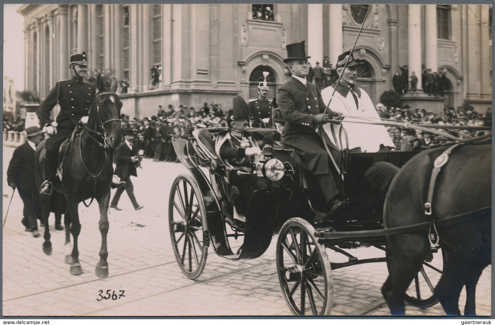 Ansichtskarten: Motive / Thematics: ADEL / MONARCHIE, Der Deutsche Kaiser Wilhelm II. Zu Besuch In D - Andere & Zonder Classificatie