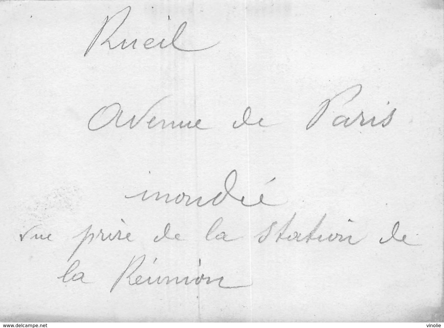 PIE.GRAND-FORMAT-19-GM-489 :  INONDATIONS 1910. RUEIL-MALMAISON. AVENUE DE PARIS - Lieux