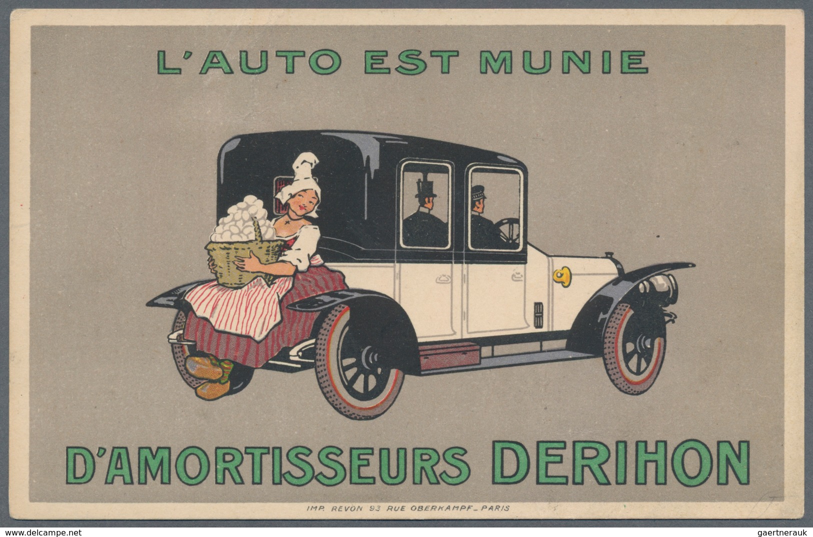 Ansichtskarten: Motive / Thematics: AUTOMOBILE, Eine Sehr Dekorative Zusammenstellung Mit 65 Histori - Altri & Non Classificati