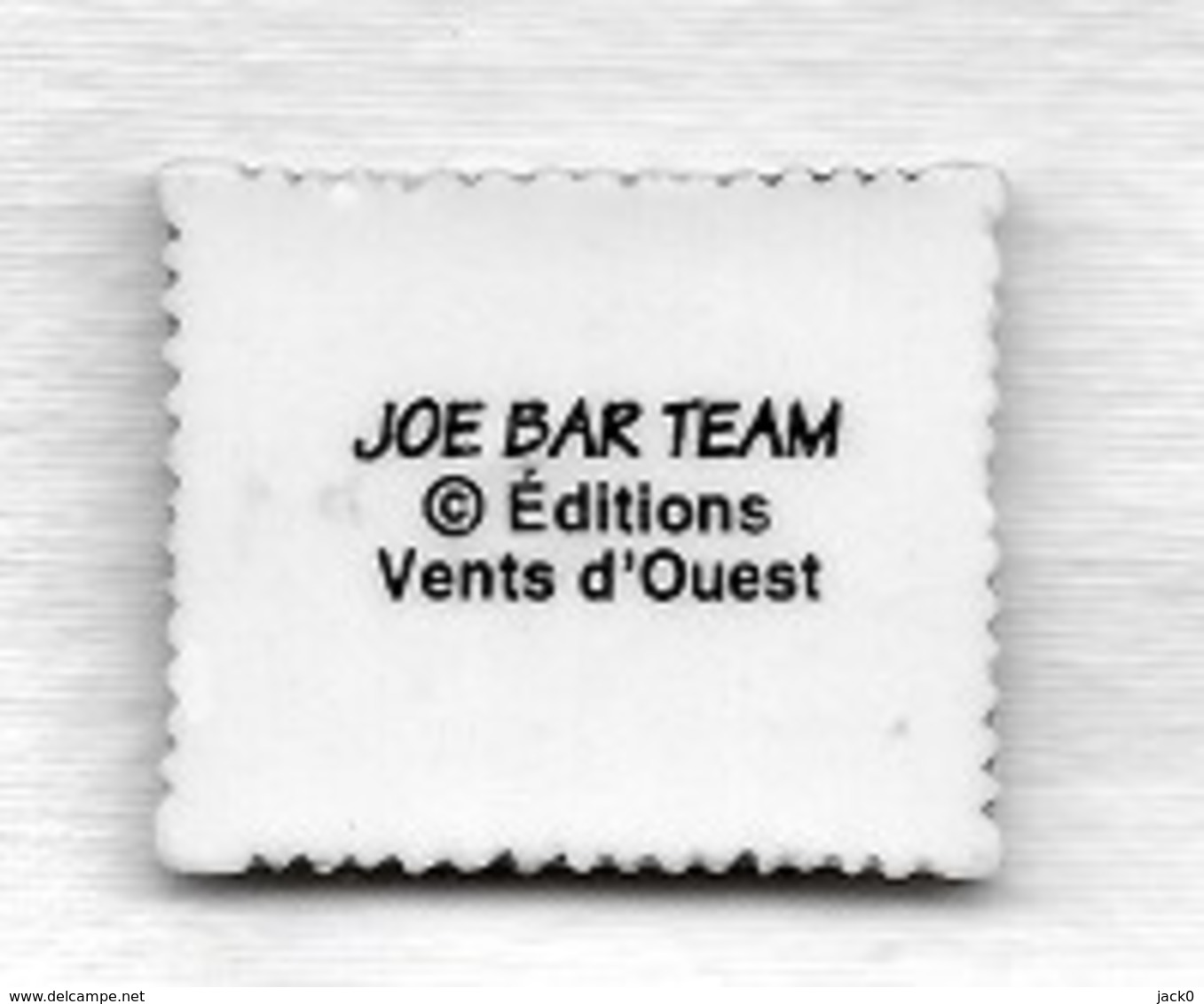 Fève  Forme  Timbre  1 €, B D  Moto  Verso  JOE  BAR  TEAM  Editions  Vents  D' Ouest - BD