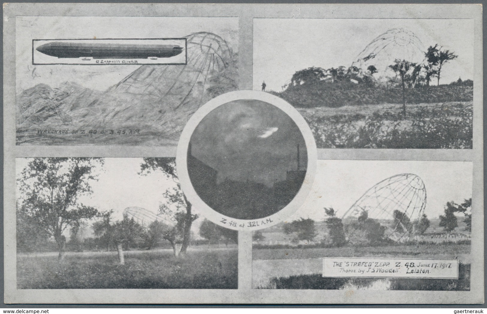 Ansichtskarten: Motive / Thematics: ZEPPELINE 1907/1940 (ca.), vielseitige Partie von ca. 90 Ansicht