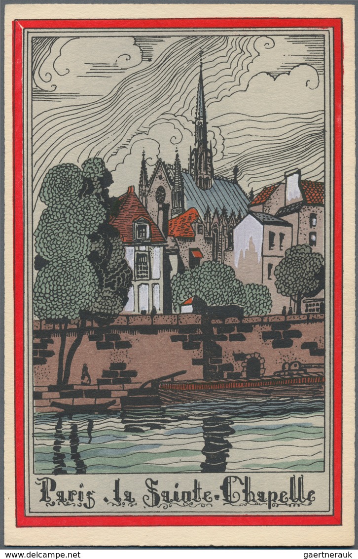 Ansichtskarten: Alle Welt: FRANKREICH / PARIS, Sehr Schöne Zusammenstellung Mit 40 Historischen Ansi - Zonder Classificatie