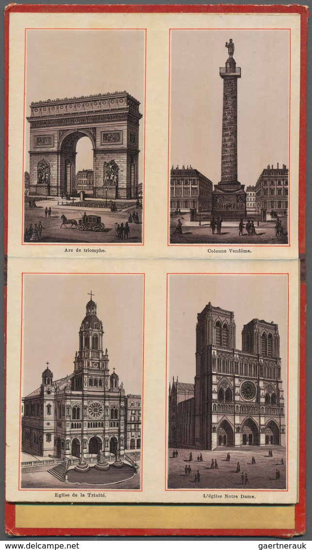 Ansichtskarten: Alle Welt: FRANKREICH, 6 Historische Leporellos Aus Biarritz, Gavarnie, Straßburg Un - Non Classificati