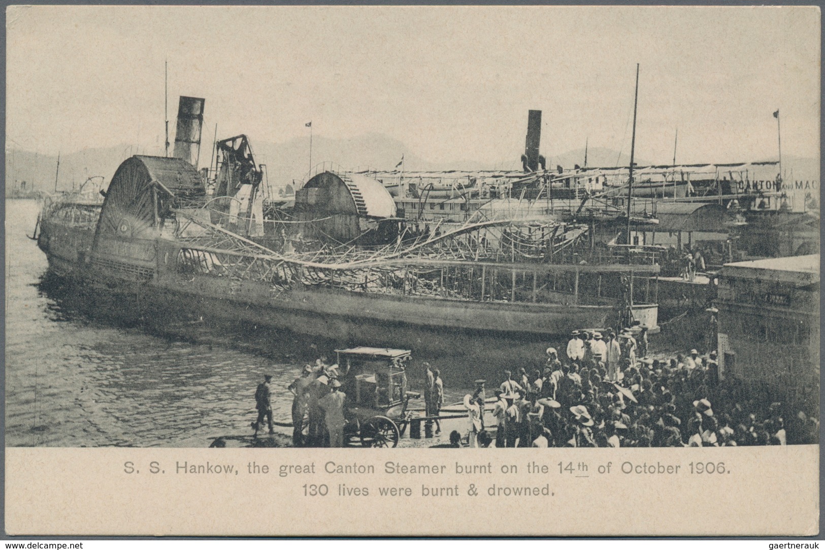 Ansichtskarten: Alle Welt: HONGKONG, TAIFUN September 1906, 12 Historische Ansichtskarten Mit Ablich - Ohne Zuordnung