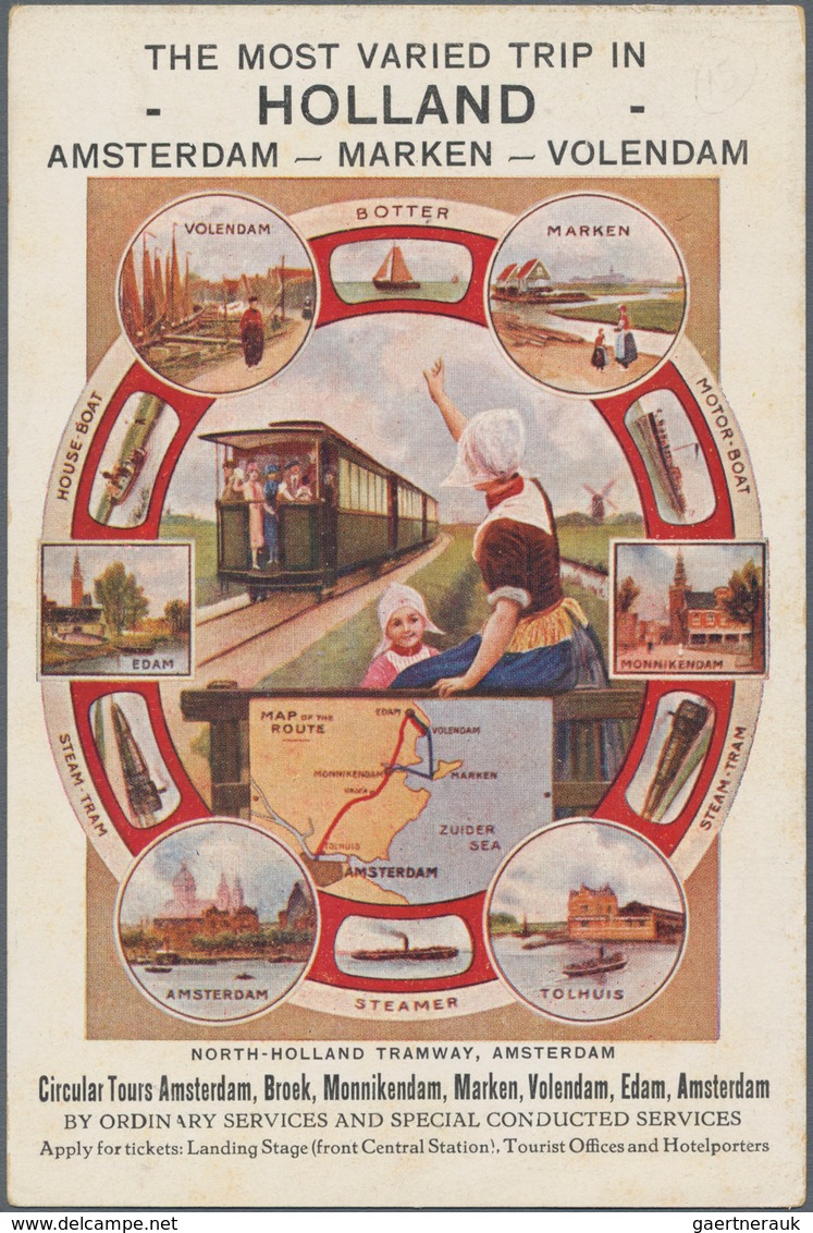 Ansichtskarten: Alle Welt: NIEDERLANDE, Sehenswerte Sammlung Mit 130 Historischen Ansichtskarten Und - Non Classificati
