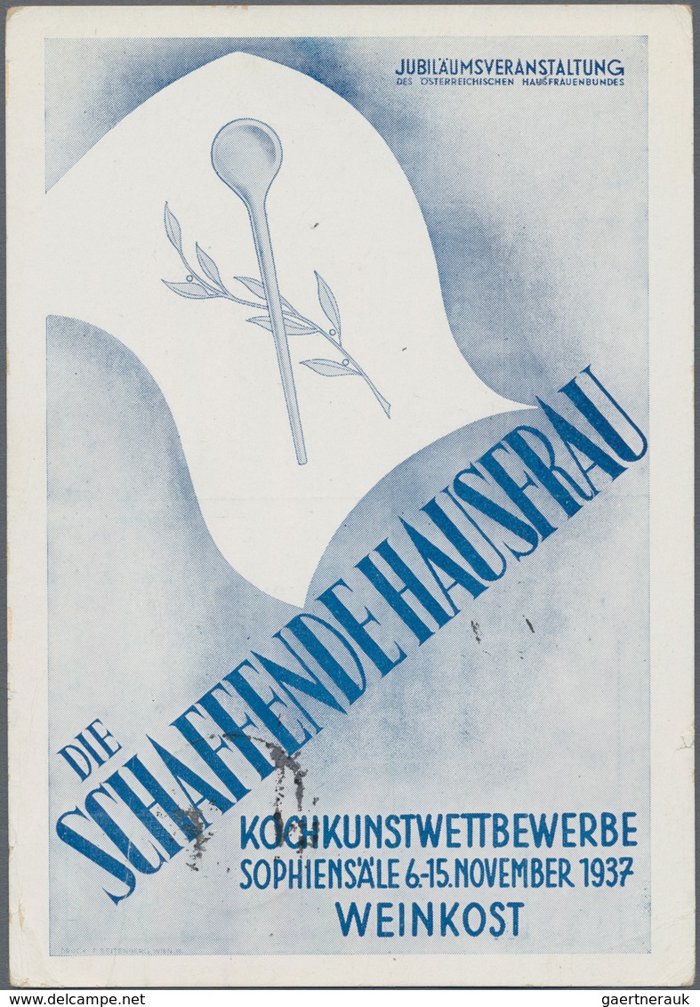 Ansichtskarten: Österreich: WIEN / EREIGNISSE 1929-1952, Hochinteressante Sammlung Mit 110 Historisc - Sonstige & Ohne Zuordnung