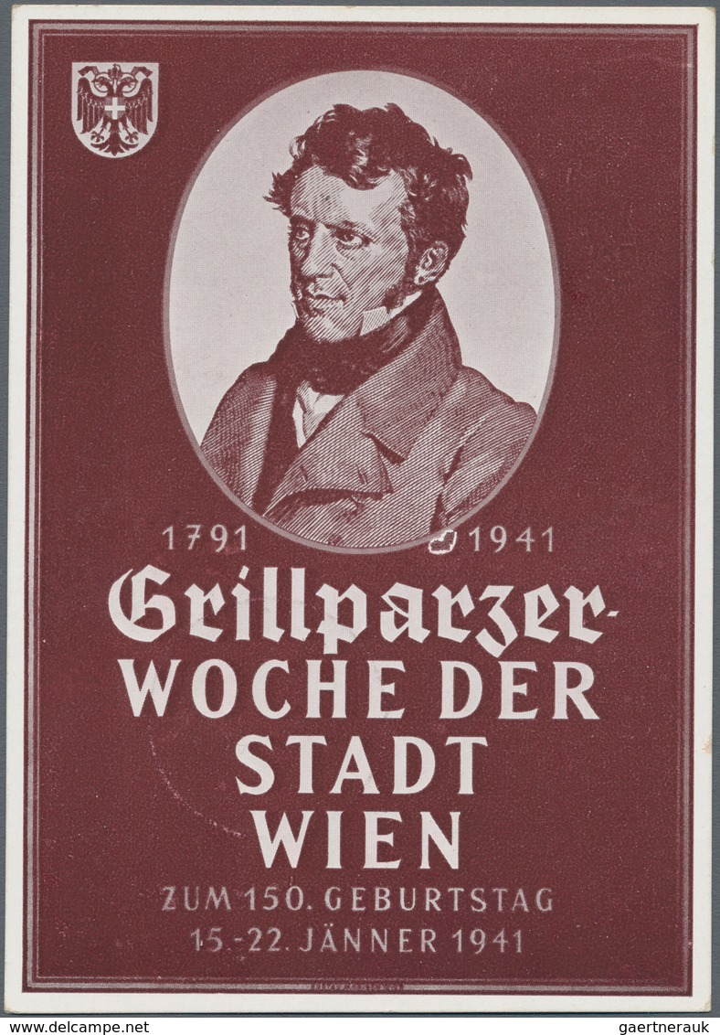 Ansichtskarten: Österreich: WIEN / EREIGNISSE 1929-1952, Hochinteressante Sammlung Mit 110 Historisc - Andere & Zonder Classificatie