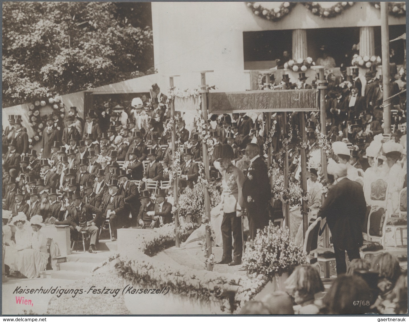 Ansichtskarten: Österreich: WIEN, "Kaiser Jubiläums Festzug 12. Juni 1908", Sagenhafte Sammlung Mit - Altri & Non Classificati