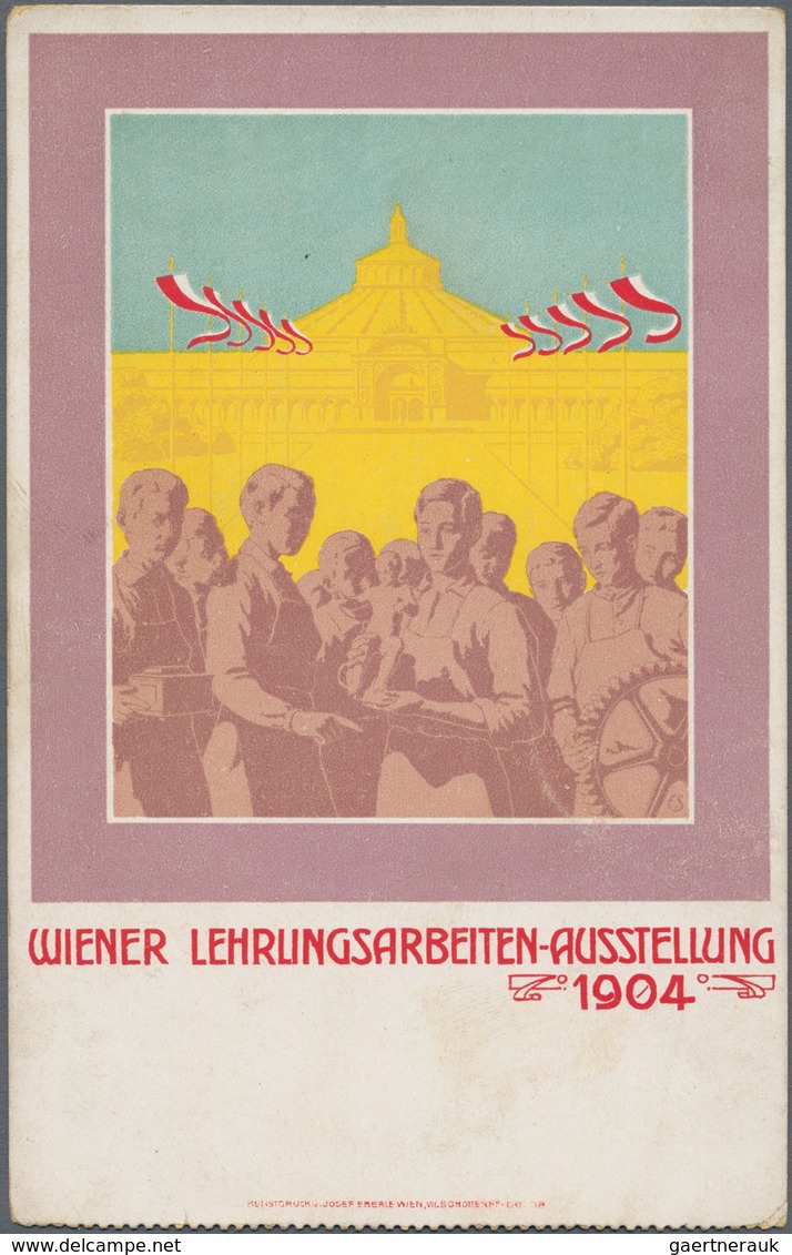 Ansichtskarten: Österreich: WIEN, Ereignisse Der Jahre 1898/1908, Ein Hochwertiges Album Mit Gut 140 - Andere & Zonder Classificatie