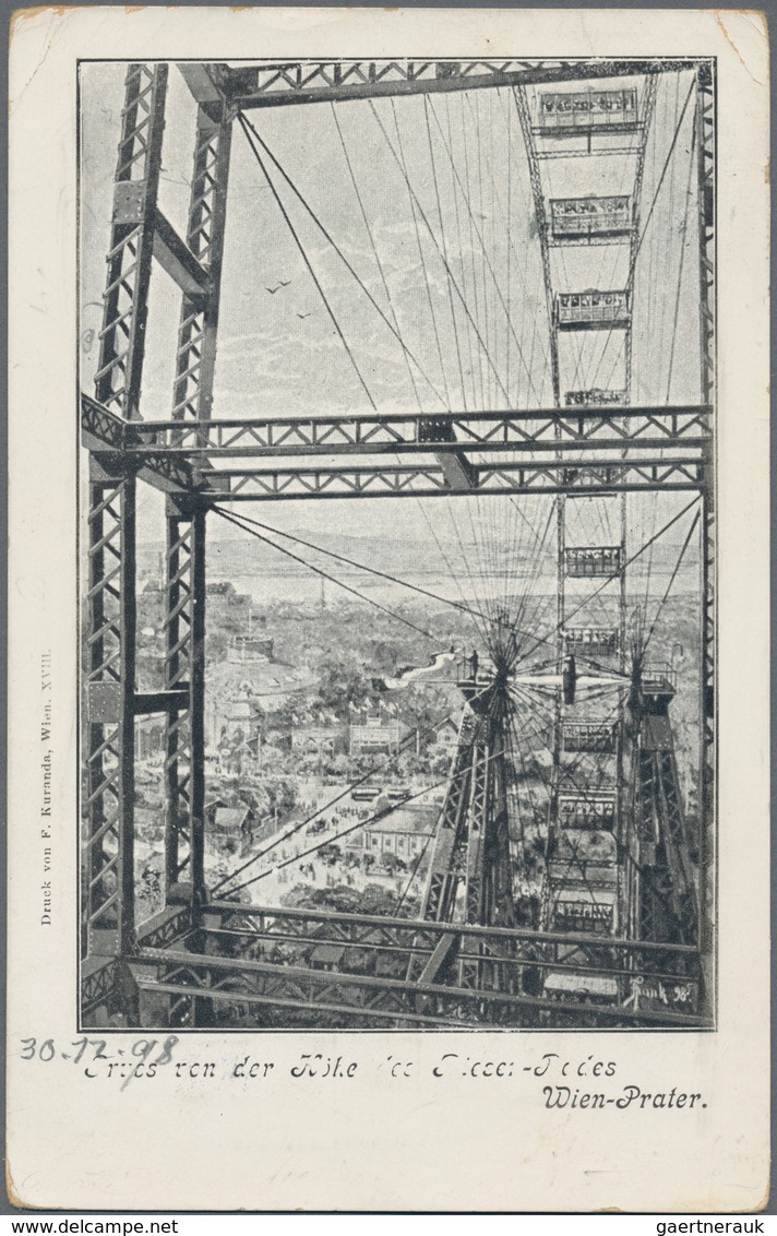 Ansichtskarten: Österreich: WIEN, Schachtel Mit über 700 Historischen Ansichtskarten Ab Ca. 1898 Bis - Altri & Non Classificati