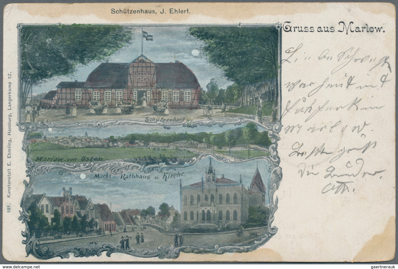 Ansichtskarten: Deutschland: 1885/1940 (ca.), Partie Von Ca. 33 Karten Mit Topographie Und Motiven, - Sonstige & Ohne Zuordnung