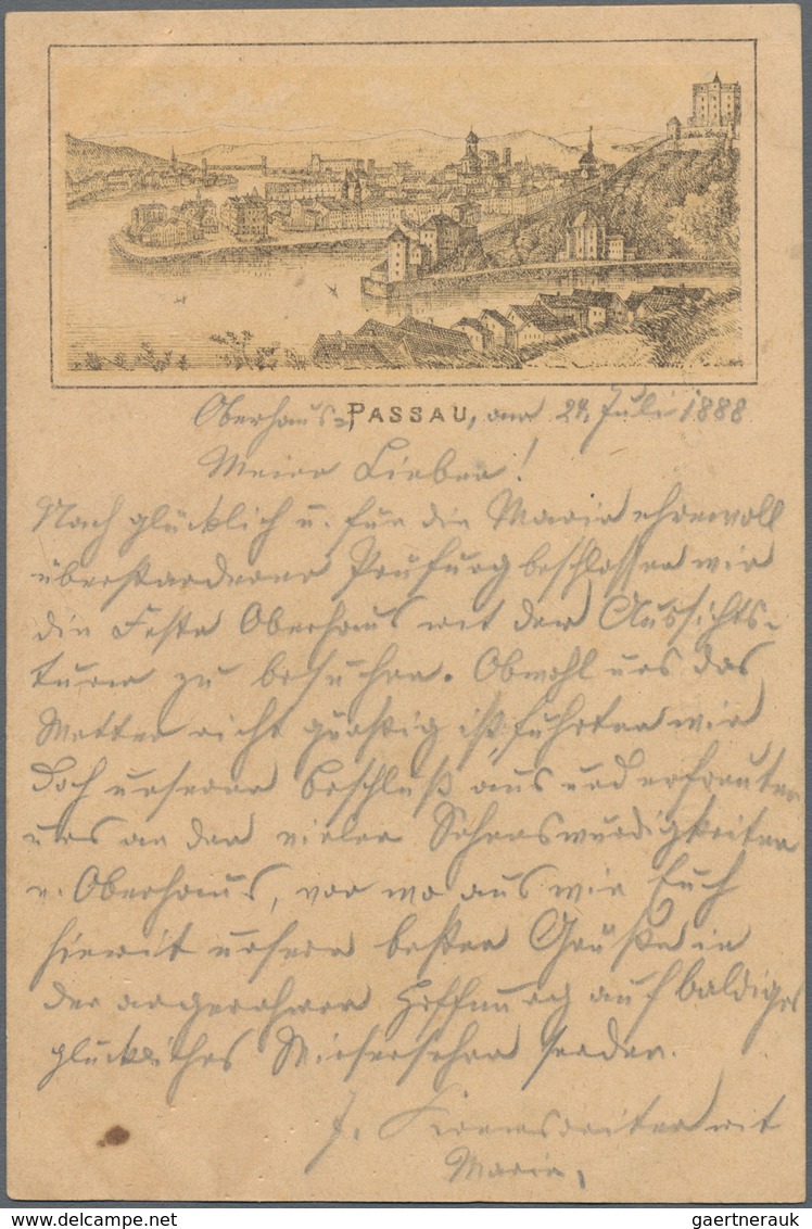 Ansichtskarten: Deutschland: 1888/1940 (ca.), Partie Von Ca. 125 Karten, Meist Topogrpahie, Dabei Li - Sonstige & Ohne Zuordnung