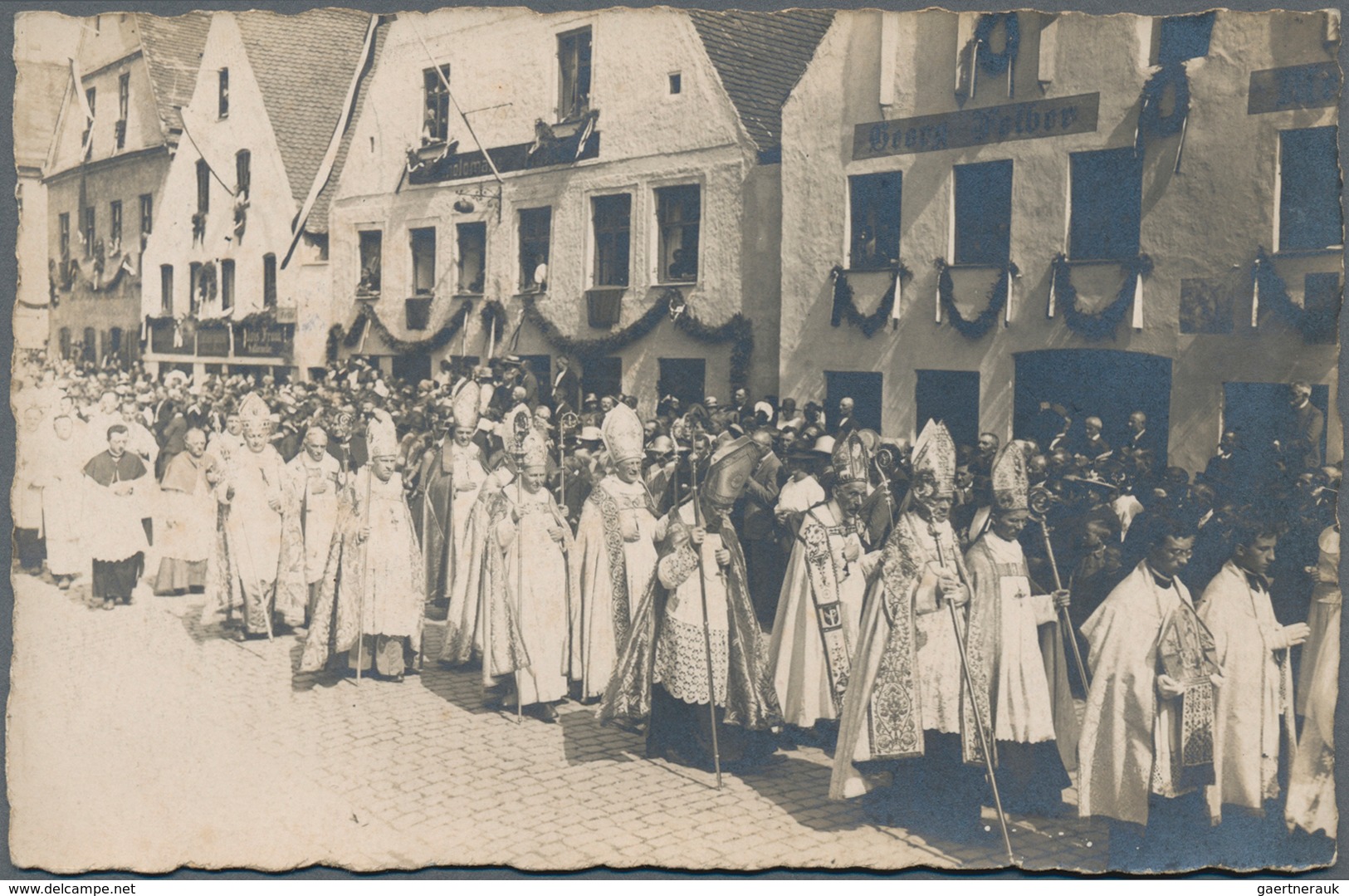 Ansichtskarten: Deutschland: ECHTFOTO-KARTEN, 150 Historische Fotokarten Mit Unbekannten Ortsansicht - Sonstige & Ohne Zuordnung