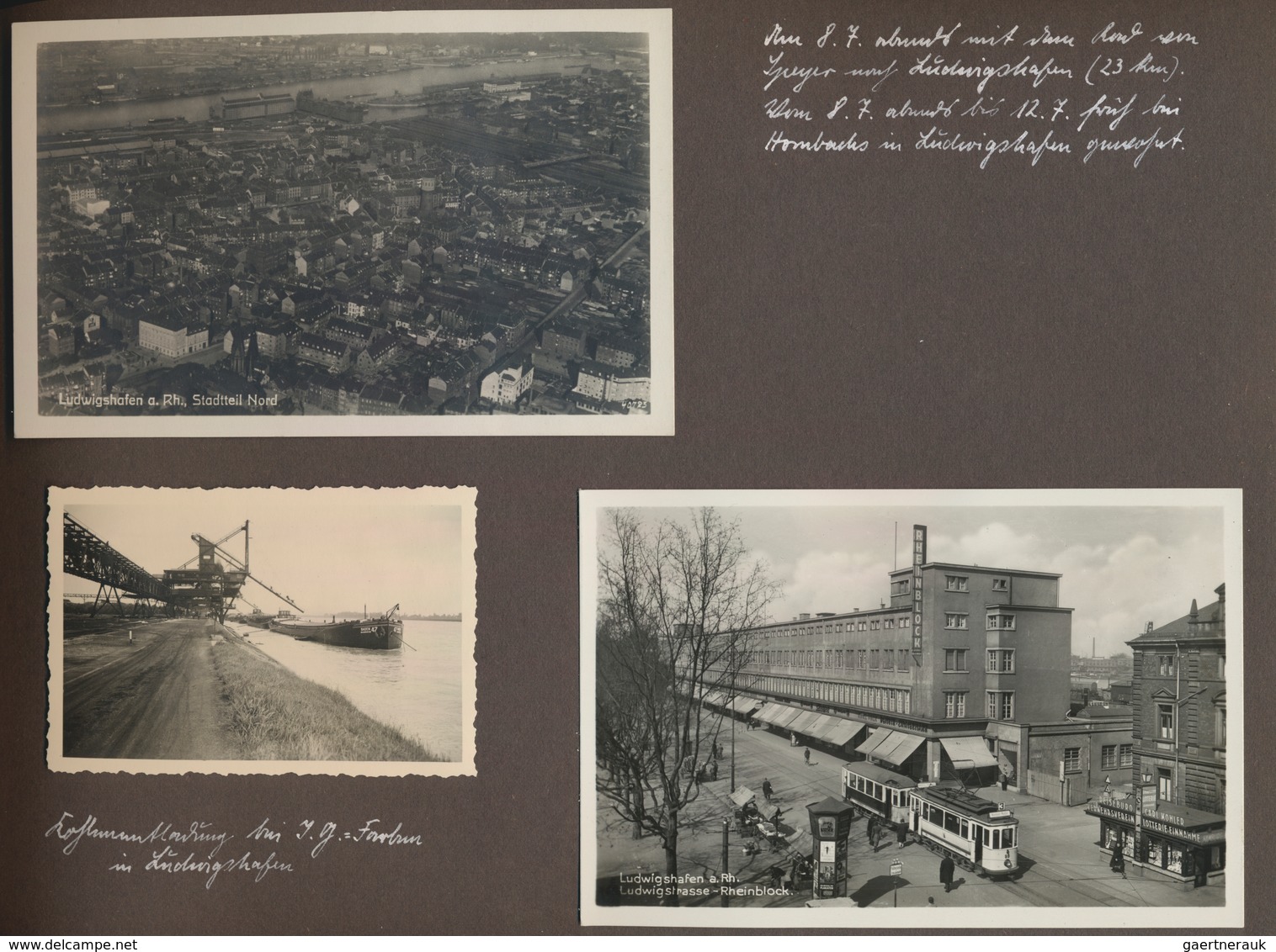 Ansichtskarten: Deutschland: FOTOALBUM Einer Urlaubsfahrt Vom 5.-18.7.1936 Von München Zum Bodensee, - Altri & Non Classificati