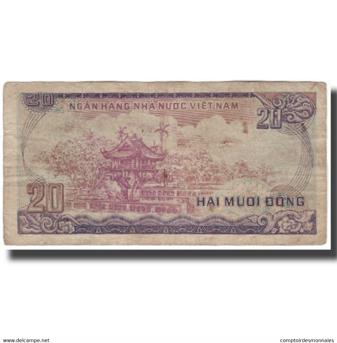 Billet, Viet Nam, 20 D<ox>ng, KM:94s, TTB - Vietnam