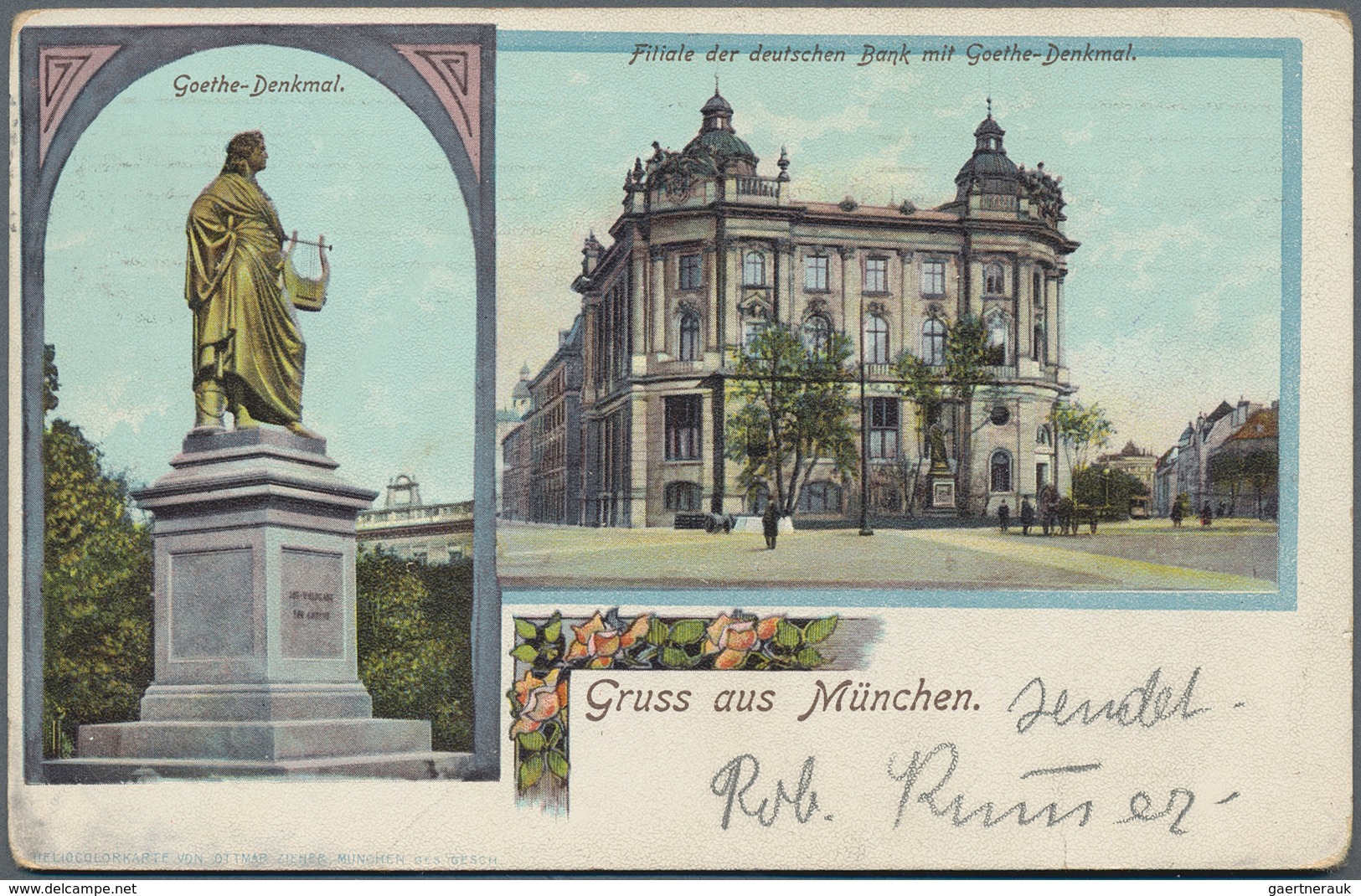 Ansichtskarten: Bayern: MÜNCHEN ALTSTADT, Lenbachplatz, Schachtel Mit Gut 170 Historische Ansichtska - Andere & Zonder Classificatie