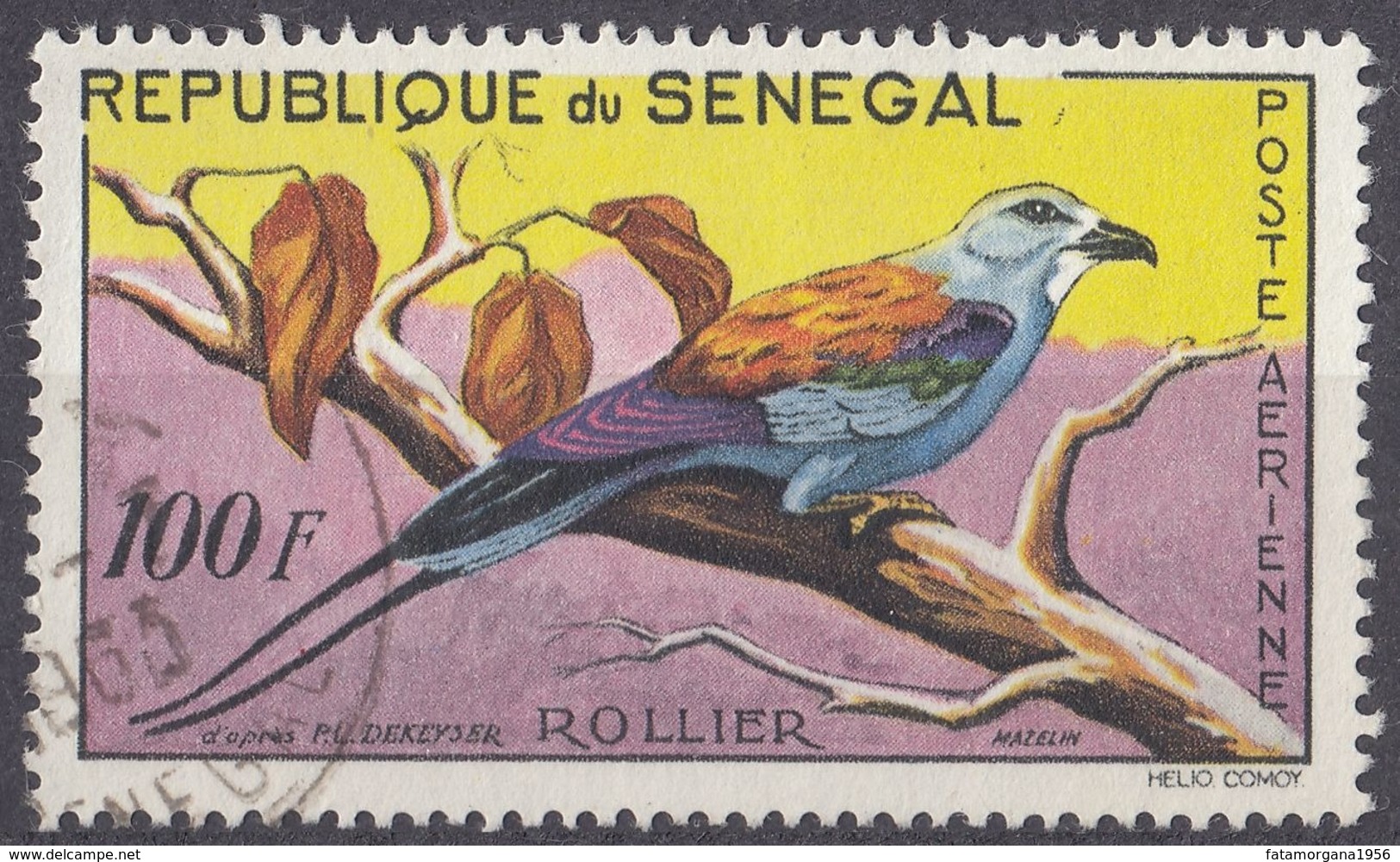 SENEGAL - 1960 - Yvert Posta Aerea 32 Usato. - Senegal (1960-...)