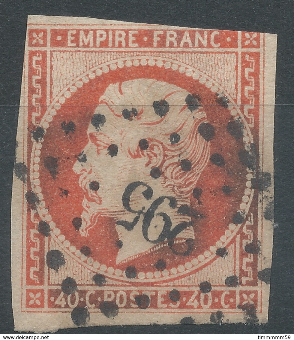 Lot N°50850  N°16, Oblit PC 295 Bayonne, Basses-Pyrénées (64) - 1853-1860 Napoléon III