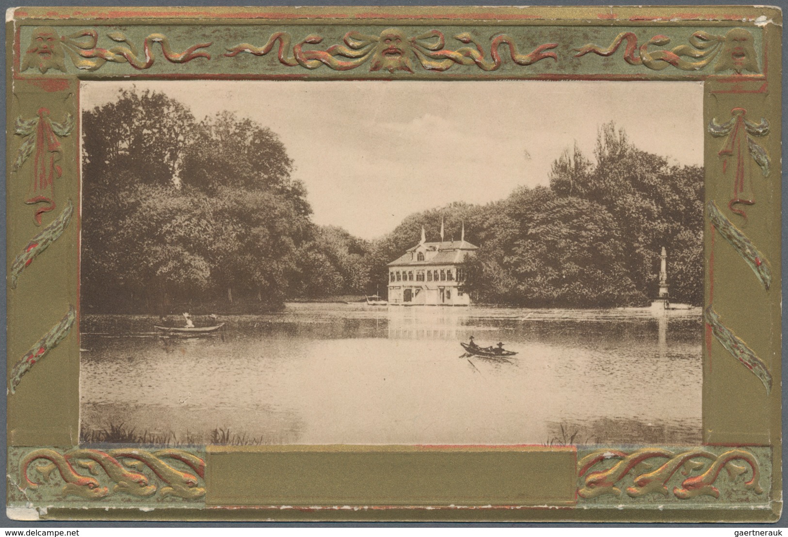 Ansichtskarten: Bayern: MÜNCHEN ENGLISCHER GARTEN KLEINHESSELOHER SEE, Prachtvoller Bestand An über - Andere & Zonder Classificatie