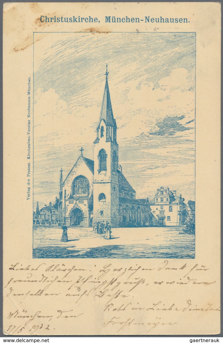 Ansichtskarten: Bayern: MÜNCHEN NEUHAUSEN-GERN, über 150 Historische Ansichtskarten, Inklusive Duble - Andere & Zonder Classificatie