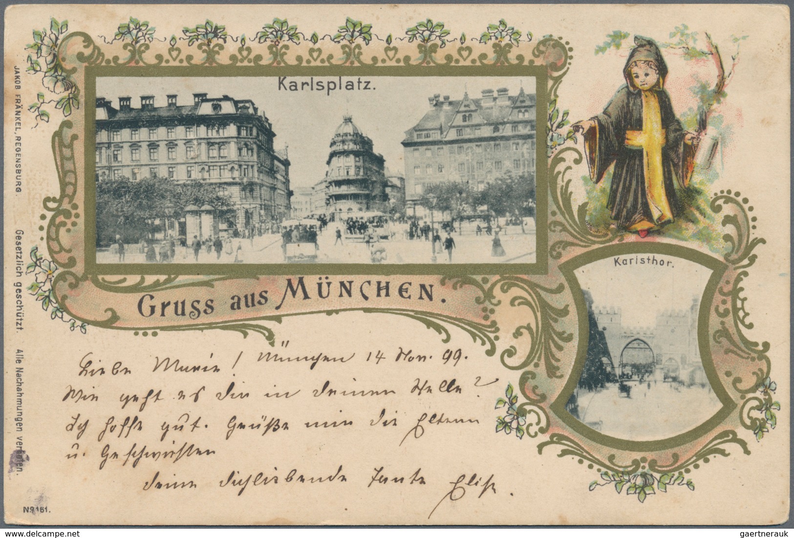 Ansichtskarten: Bayern: MÜNCHEN SPEZIAL-SAMMLUNG, Album Mit 172 Historischen Ansichtskarten Ab 1896 - Andere & Zonder Classificatie