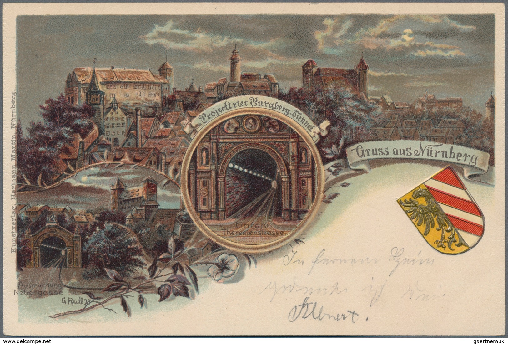 Ansichtskarten: Bayern: NÜRNBERG (8500): 1896/1915 Ca., "Gruß Aus Nürnberg", Sog. Quod Libet-Karten, - Sonstige & Ohne Zuordnung