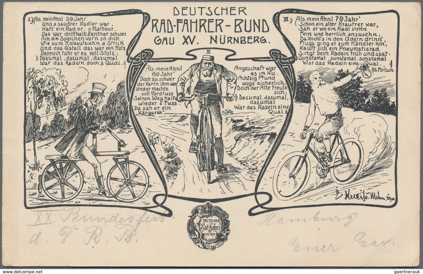 Ansichtskarten: Bayern: NÜRNBERG (8500): 1897/1926 ca., Feste, Veranstaltungen & Ereignisse, Sammlun
