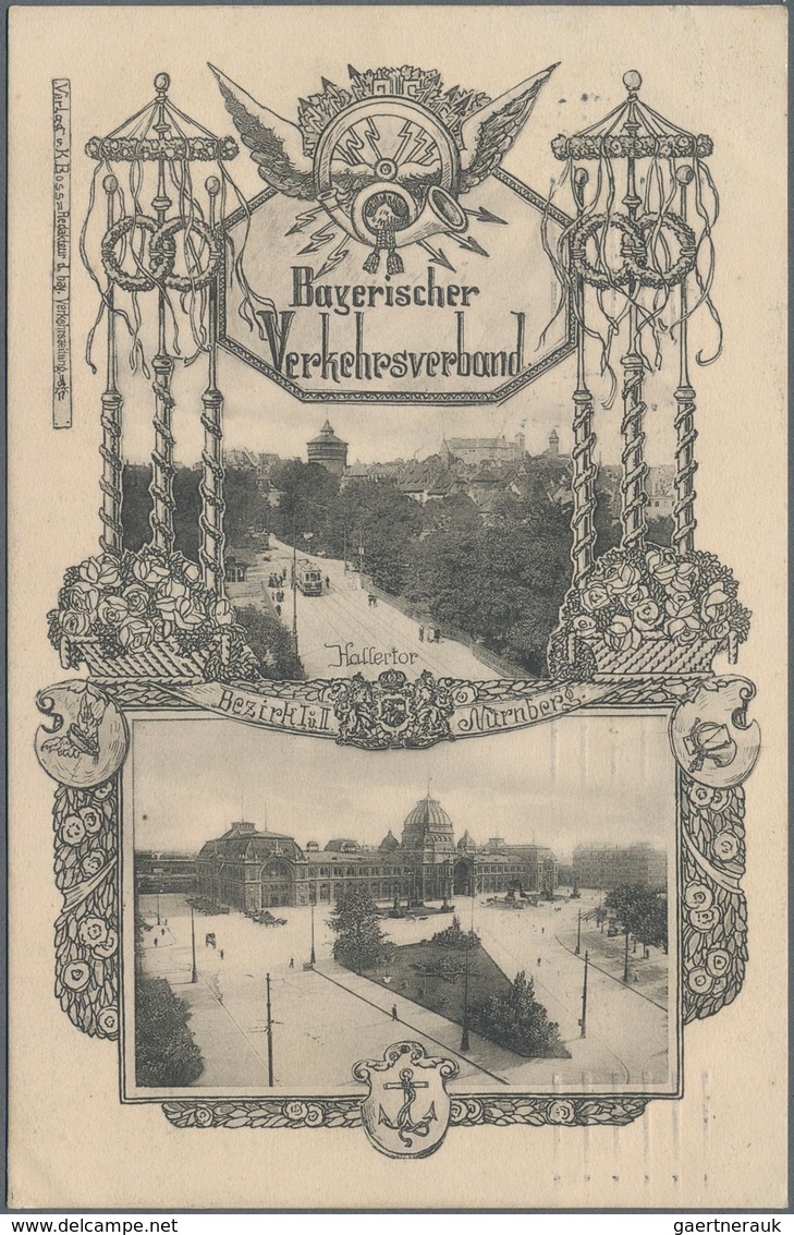 Ansichtskarten: Bayern: NÜRNBERG (8500): 1899/1930 Ca., Firmenwerbung, Sammlung Von über 60 Reklame- - Andere & Zonder Classificatie