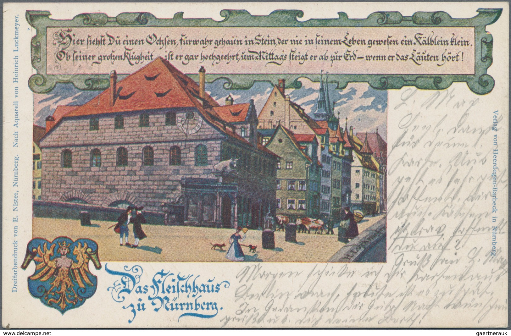 Ansichtskarten: Bayern: NÜRNBERG (alte PLZ 8500), 57 Unterschiedliche Bayerische Privatganzsachen Zu - Andere & Zonder Classificatie