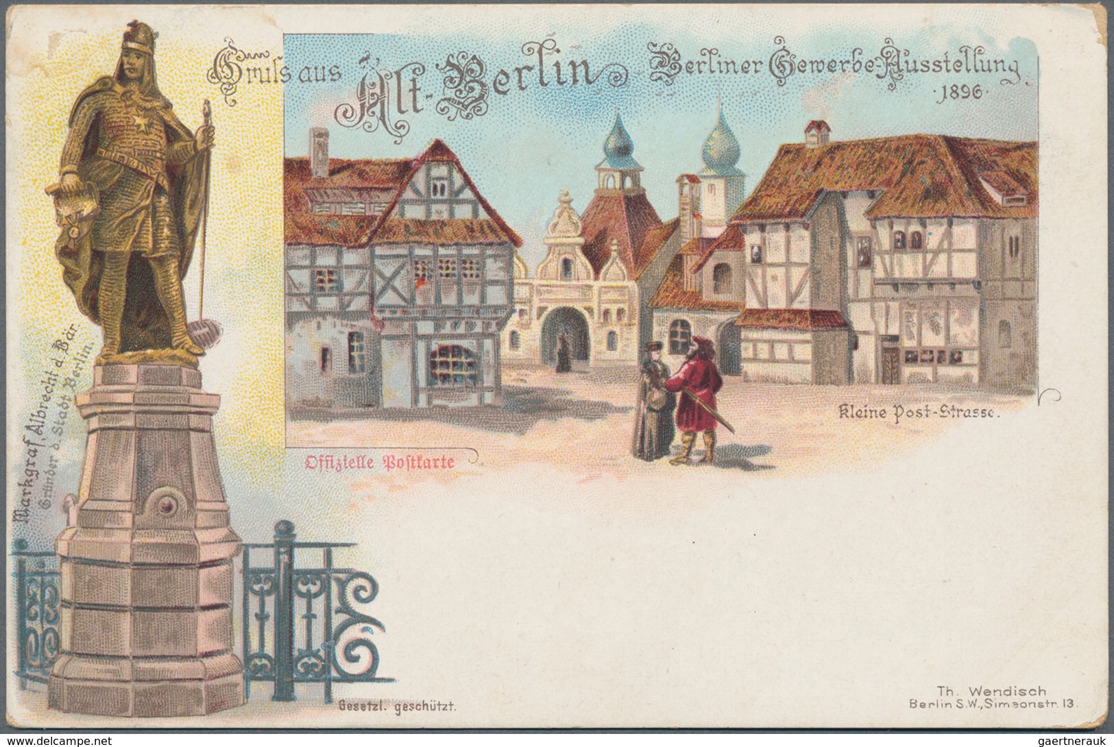 Ansichtskarten: Berlin: Berlin Und Vororte, 1890-1930 (ca.): Teils Gelaufen, Teils Ungebraucht, Viel - Andere & Zonder Classificatie
