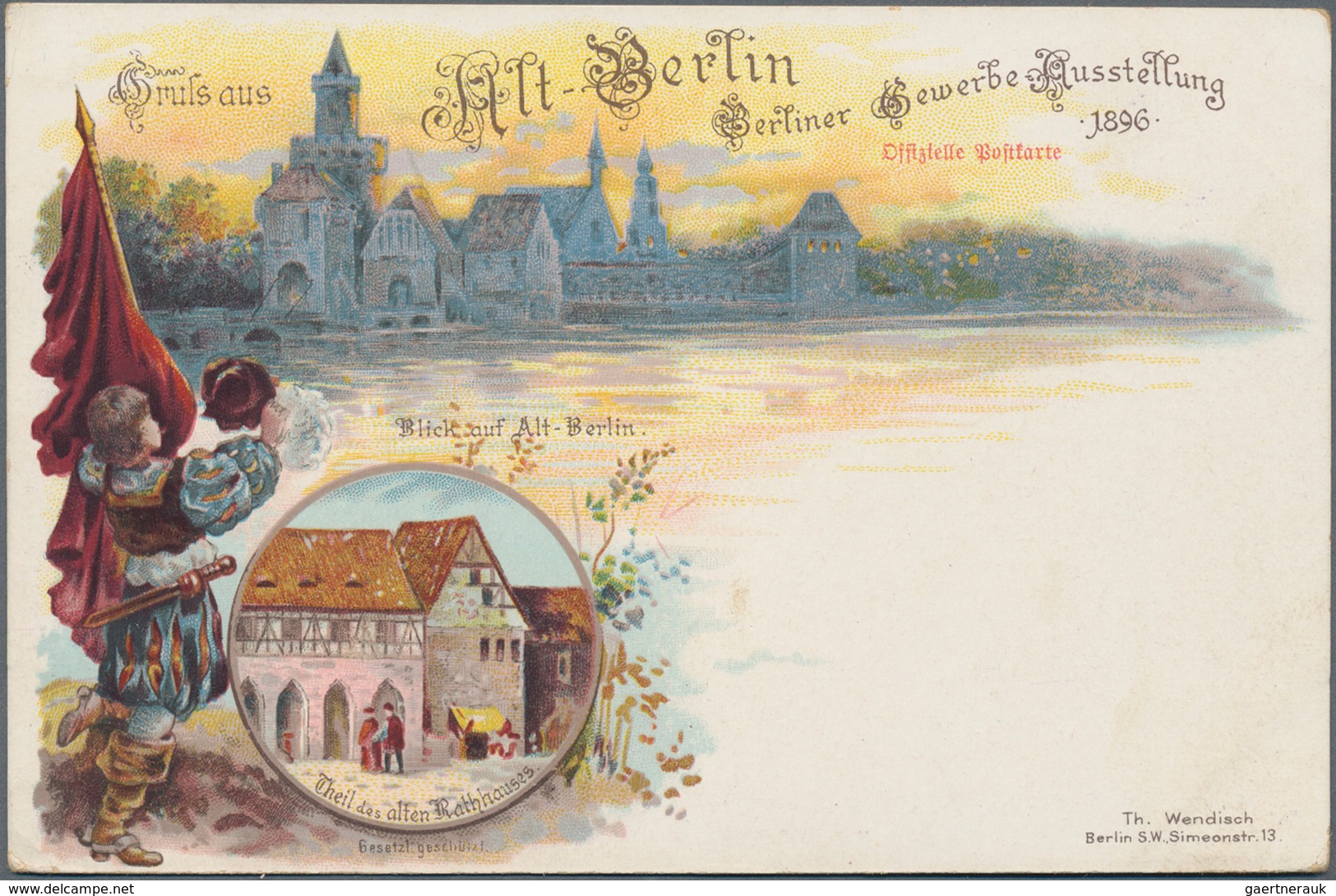 Ansichtskarten: Berlin: Berlin Und Vororte, 1890-1930 (ca.): Teils Gelaufen, Teils Ungebraucht, Viel - Altri & Non Classificati