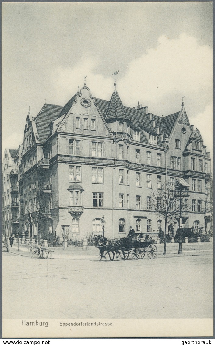 Ansichtskarten: Hamburg: HAMBURG, Ca. 1900/30, Kl. Lot Mit 12 Karten, Dabei 6 Karten Mit Nicht Beson - Altri & Non Classificati