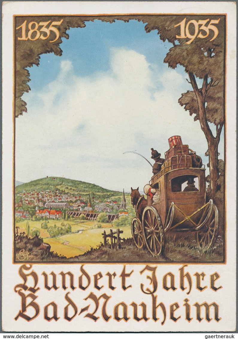 Ansichtskarten: Hessen: BAD NAUHEIM (alte PLZ 6350), 11 Historischen Ansichtskarten Ab 1892 Mit Früh - Altri & Non Classificati