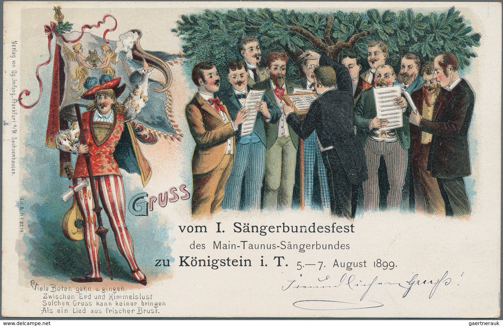 Ansichtskarten: Hessen: TAUNUS Mit BAD SODEN, EPPSTEIN, KRIFTEL, KÖNIGSTEIN, Und FALKENSTEIN (alte P - Sonstige & Ohne Zuordnung