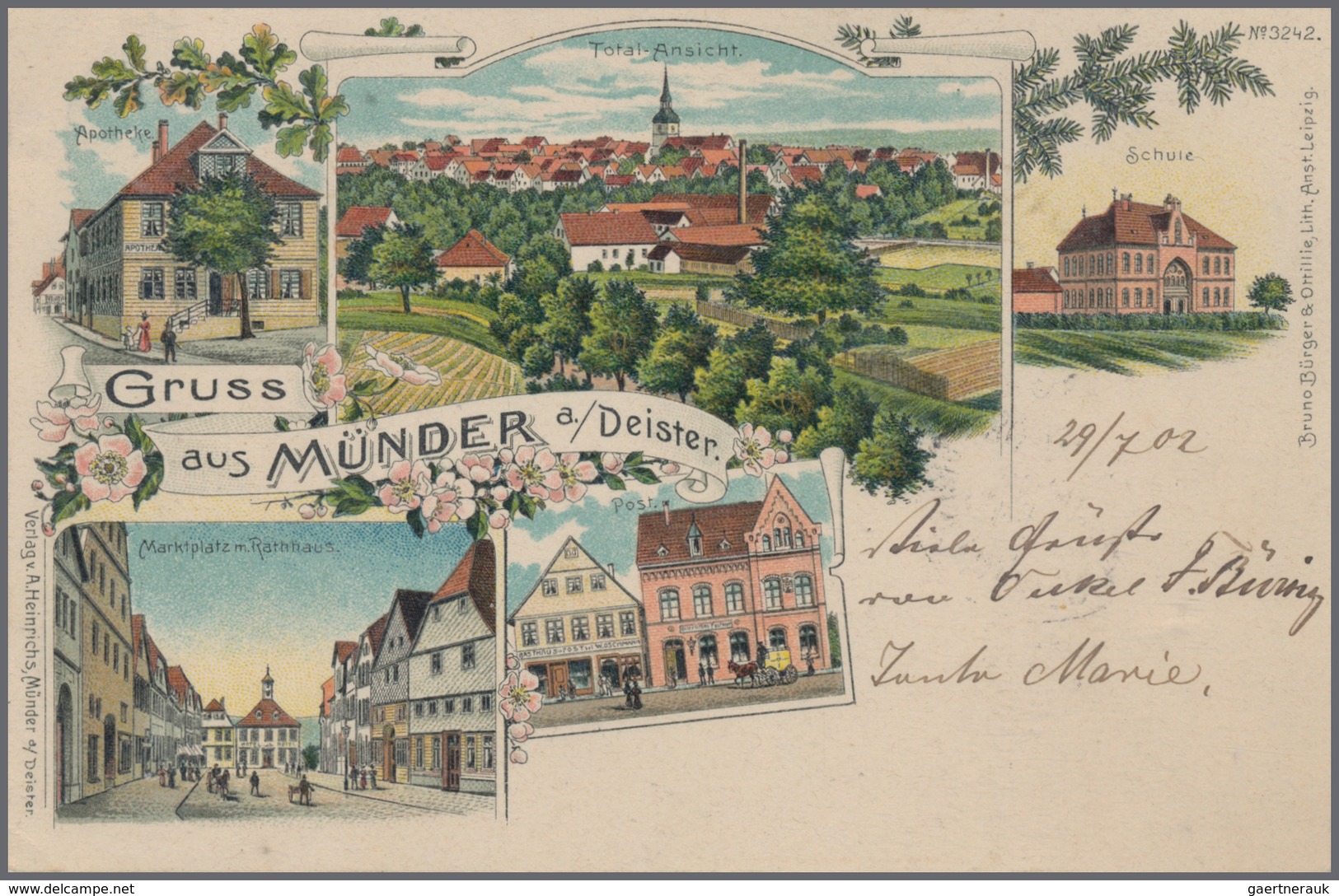Ansichtskarten: Niedersachsen: Bad Münder Und Umgebung, über 130 Karten Ab 1898 Bis In Die 60er Jahr - Andere & Zonder Classificatie