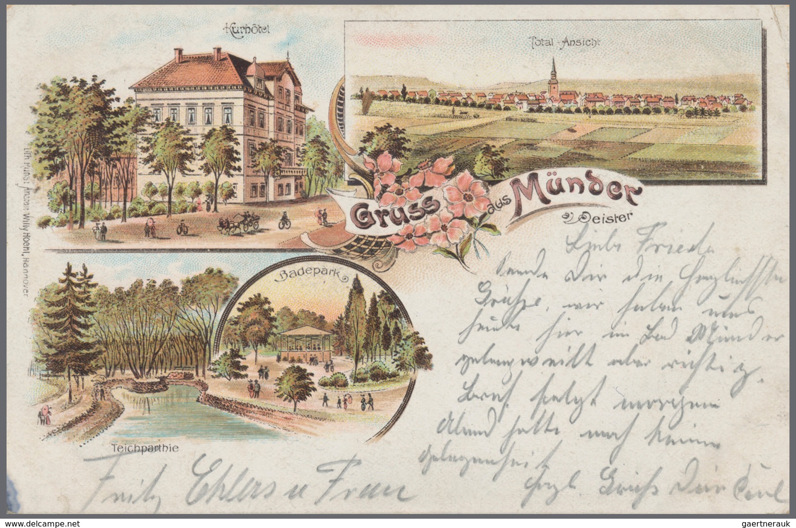 Ansichtskarten: Niedersachsen: Bad Münder Und Umgebung, über 130 Karten Ab 1898 Bis In Die 60er Jahr - Altri & Non Classificati