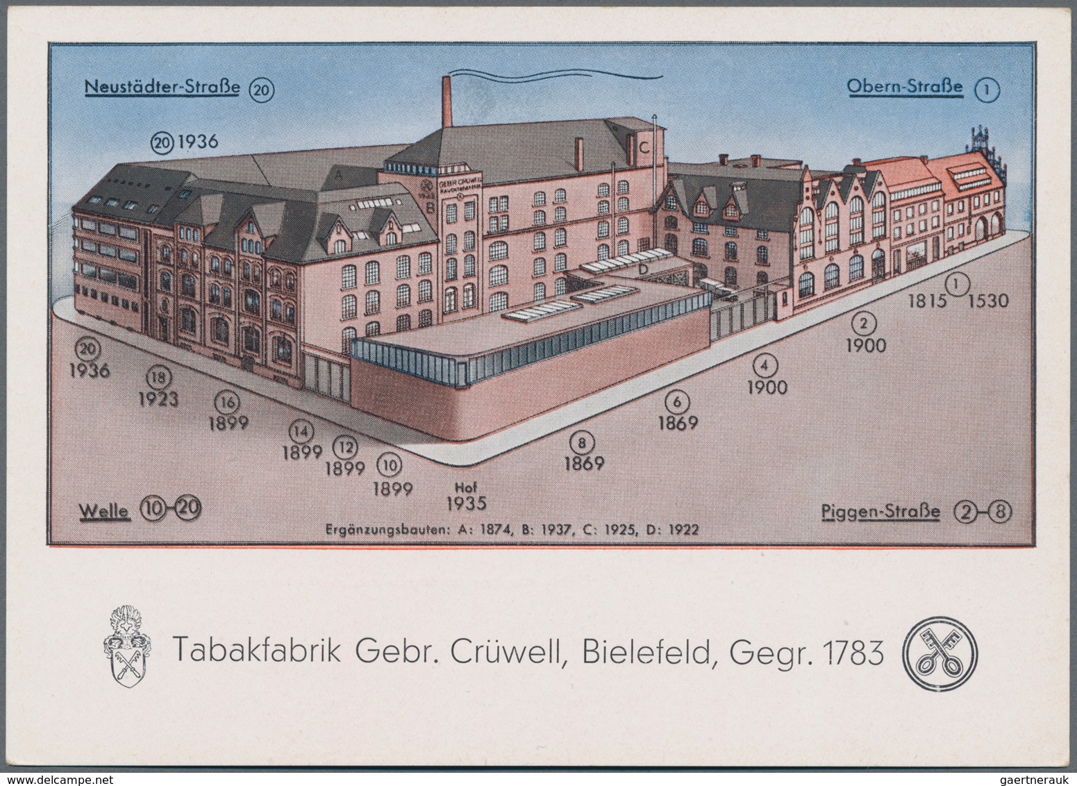 Ansichtskarten: Nordrhein-Westfalen: WESTFALEN (alte PLZ 34, 35, 45, 46, 47, 48 und 49), umfangreich