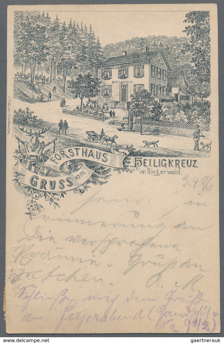 Ansichtskarten: Rheinland-Pfalz: BINGEN Mit Bingerbrück Und Etwas Umgebung (alte PLZ 653), Prachtvol - Altri & Non Classificati