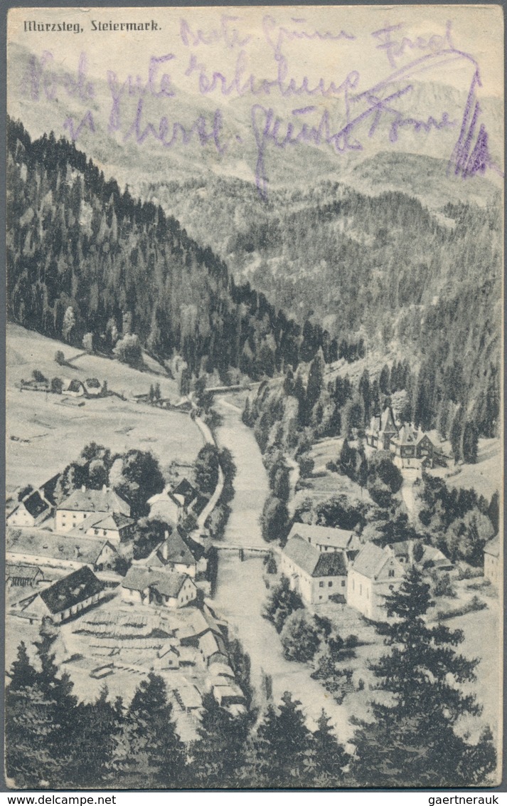 Ansichtskarten: KARTON, Mit Ungefähr 1150 Historischen Ansichtskarten Ab Ca. 1900 Bis In Die 1970er - 500 Cartoline Min.