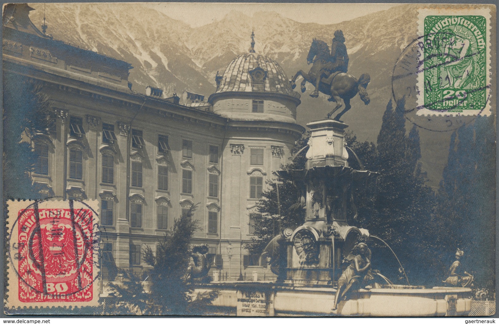 Ansichtskarten: KARTON, Mit Gut 1200 Historischen Ansichtskarten Ab Ca. 1897 Bis In Die 1970er Jahre - 500 Cartoline Min.
