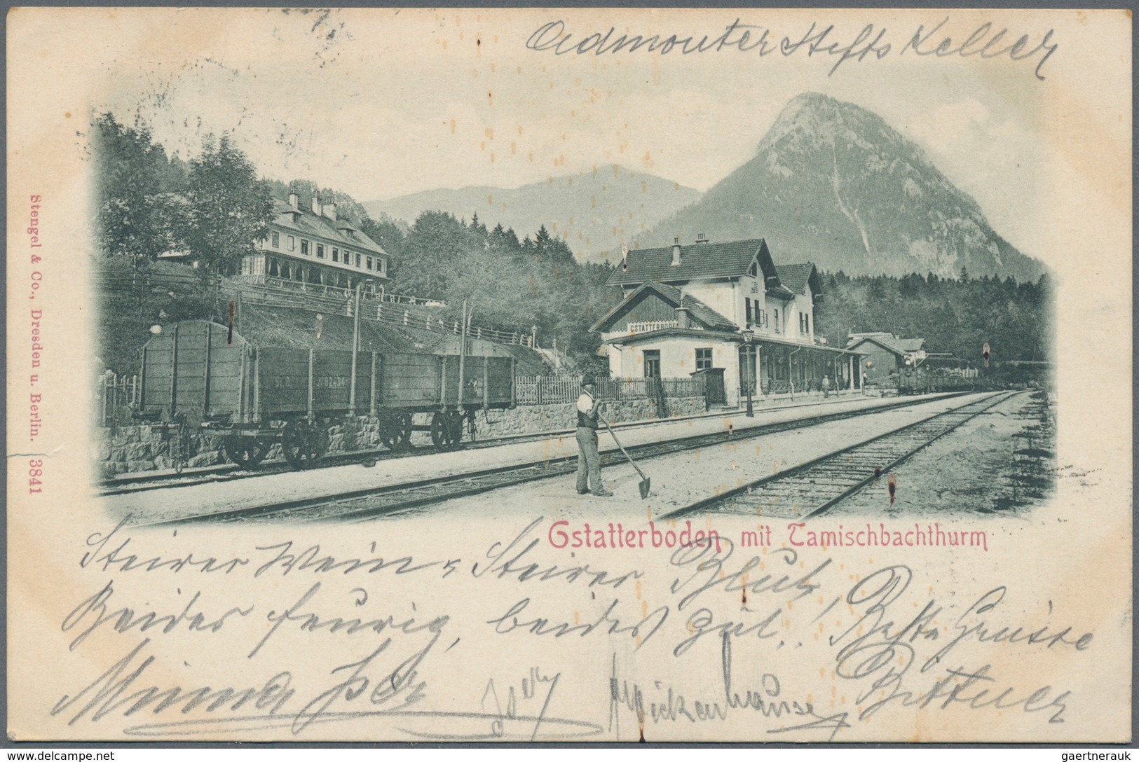 Ansichtskarten: KARTON, Mit Gut 1200 Historischen Ansichtskarten Ab Ca. 1899 Bis In Die 1970er Jahre - 500 Cartoline Min.