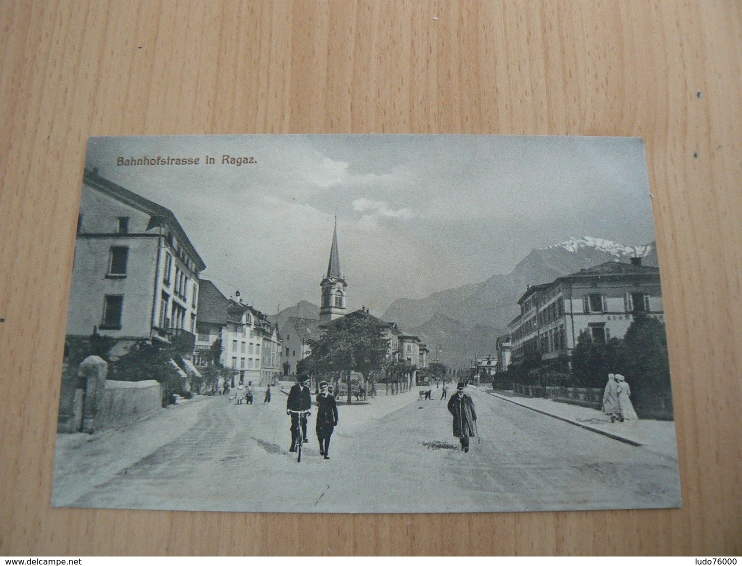 CP 77 / SUISSE / BAHNHOTSTRASSE IN RAGAZ / CARTE NEUVE - Sonstige & Ohne Zuordnung